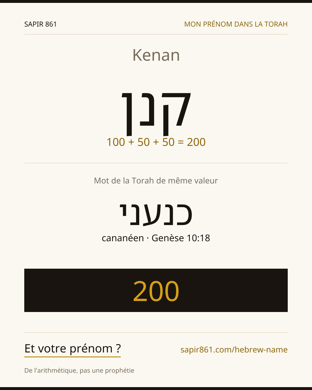 Kenan — קנן