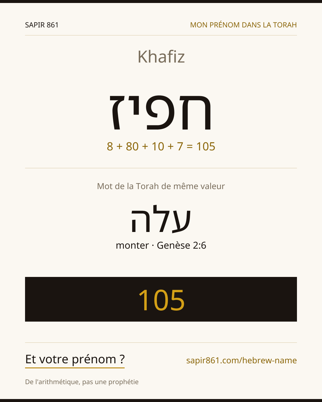 Khafiz — חפיז