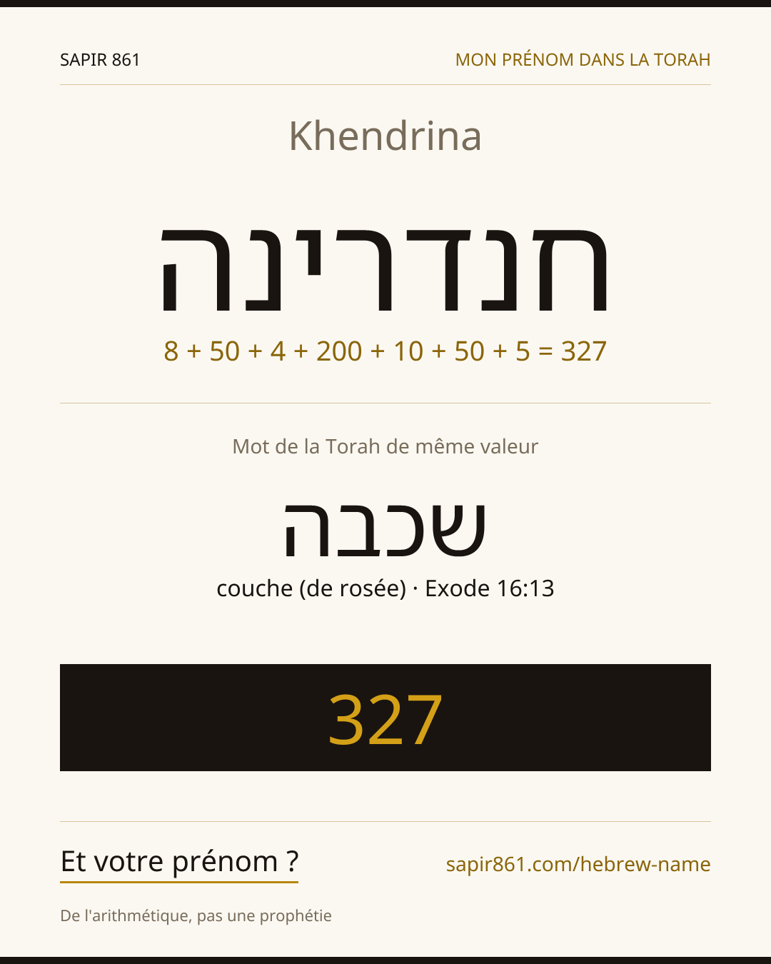 Khendrina — חנדרינה