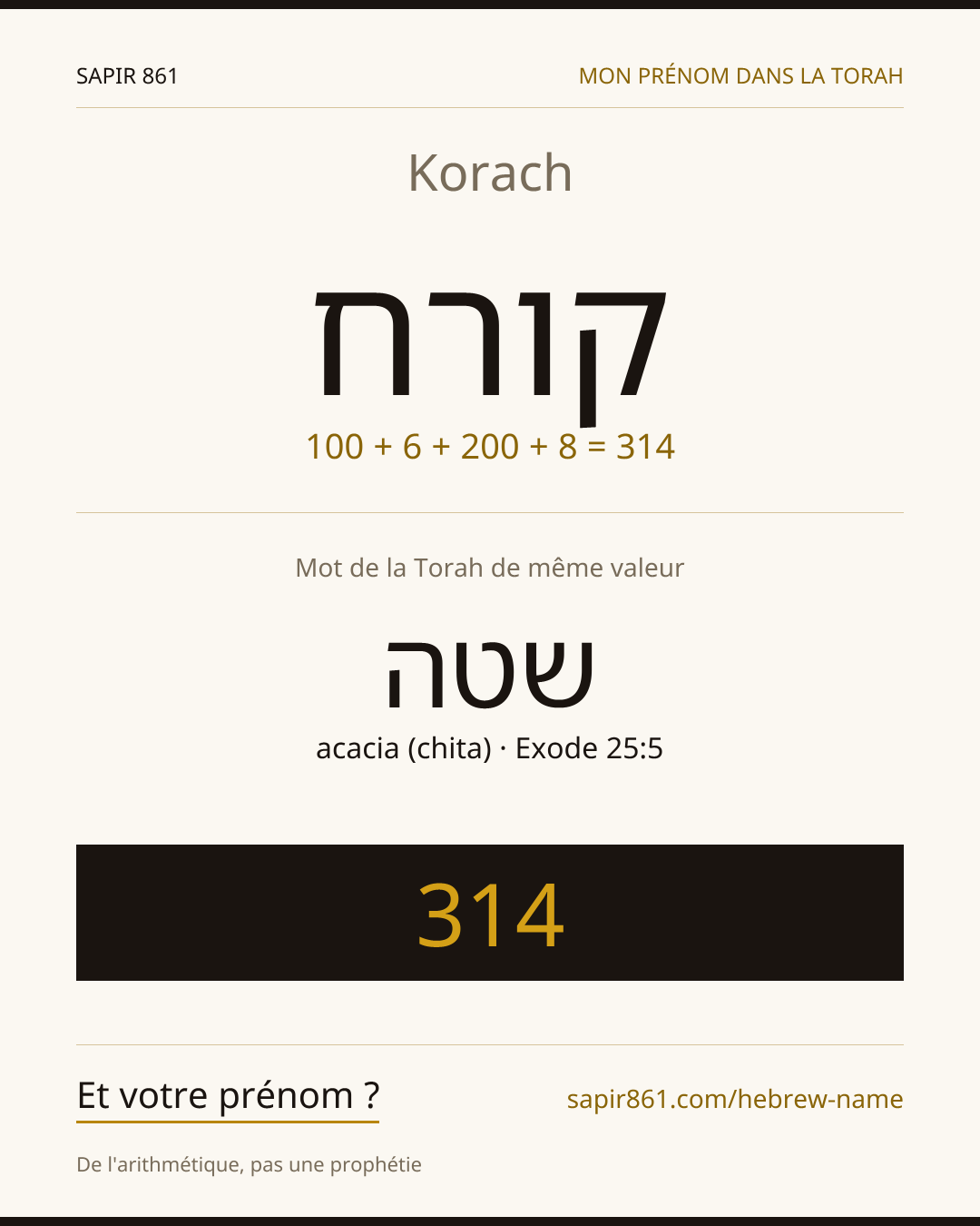 Korach — קורח