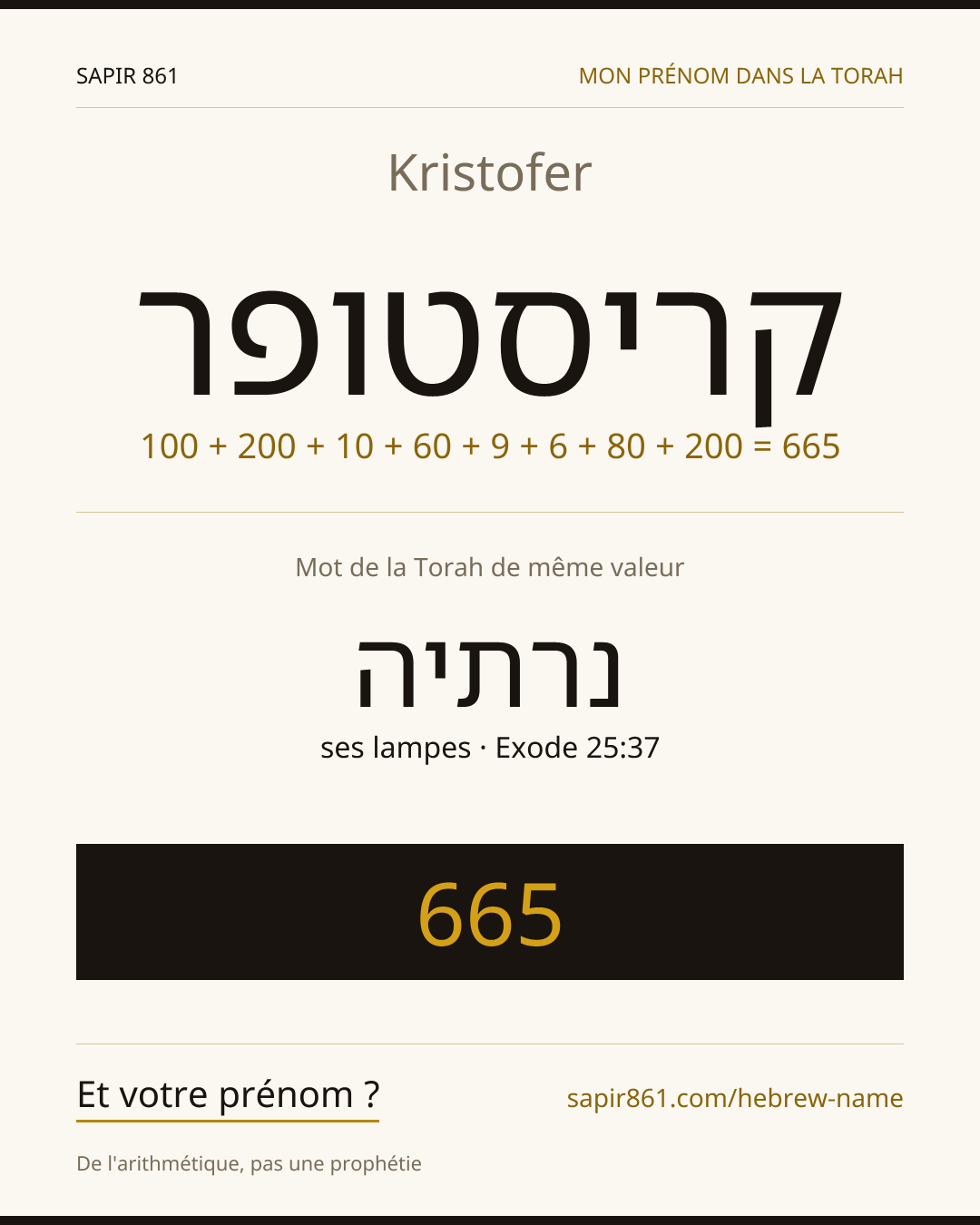Kristofer — קריסטופר