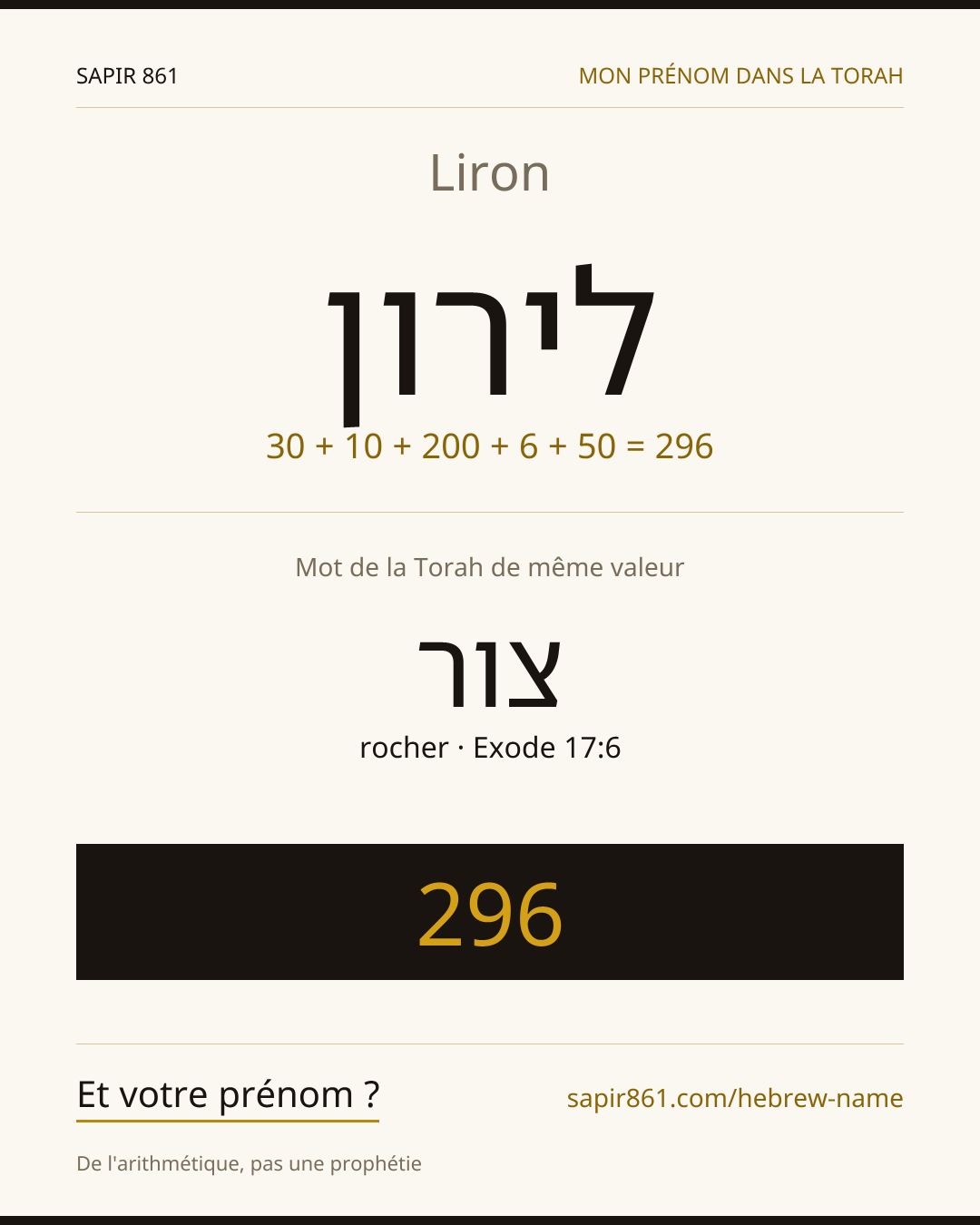 Liron — לירון