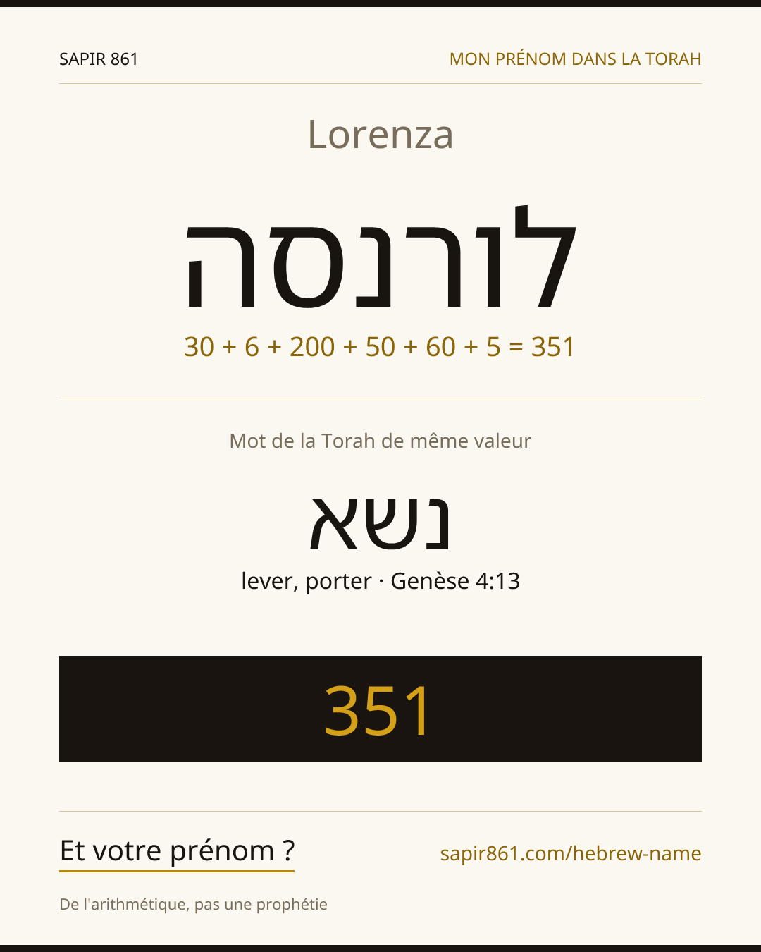 Lorenza — לורנסה