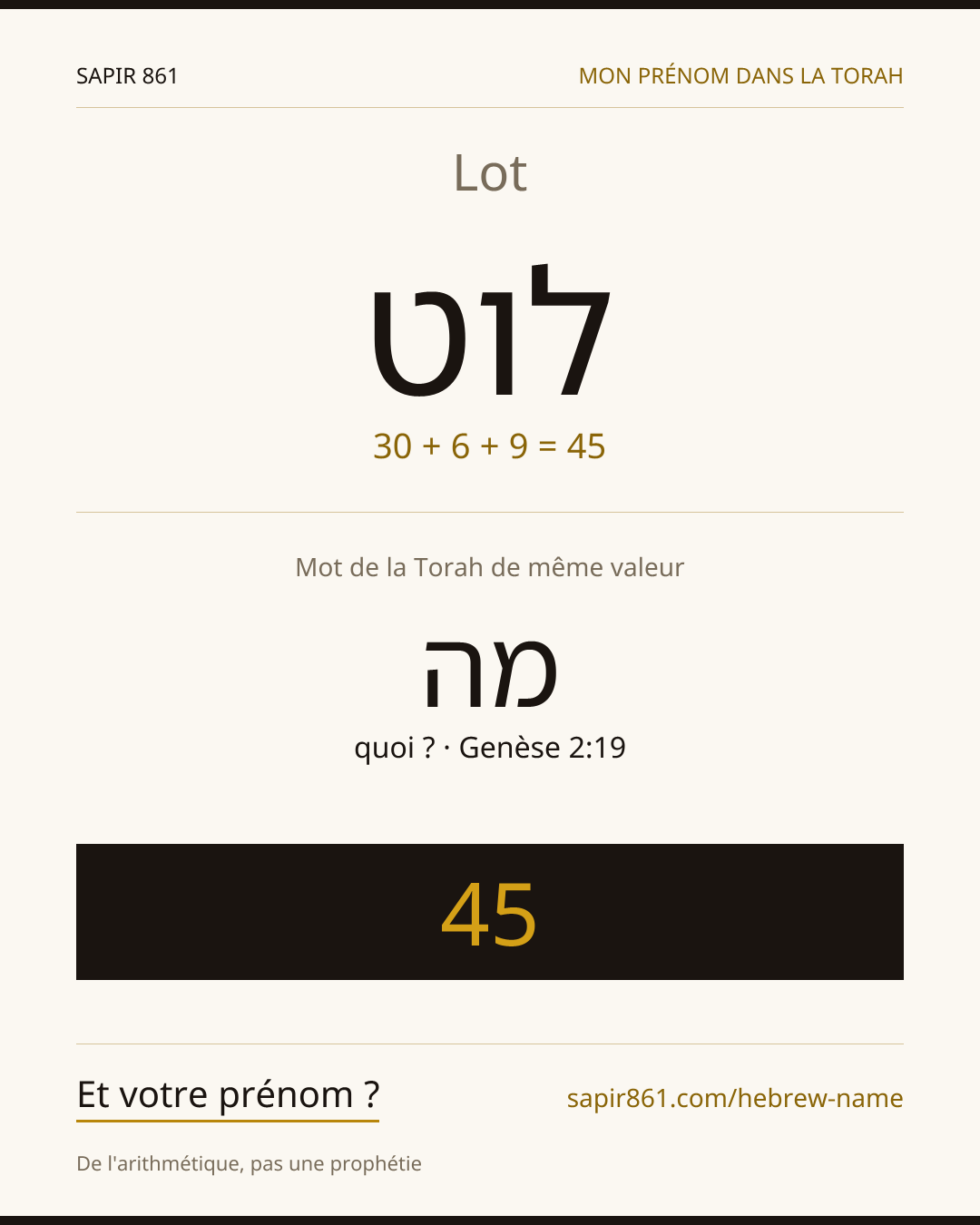 Lot — לוט