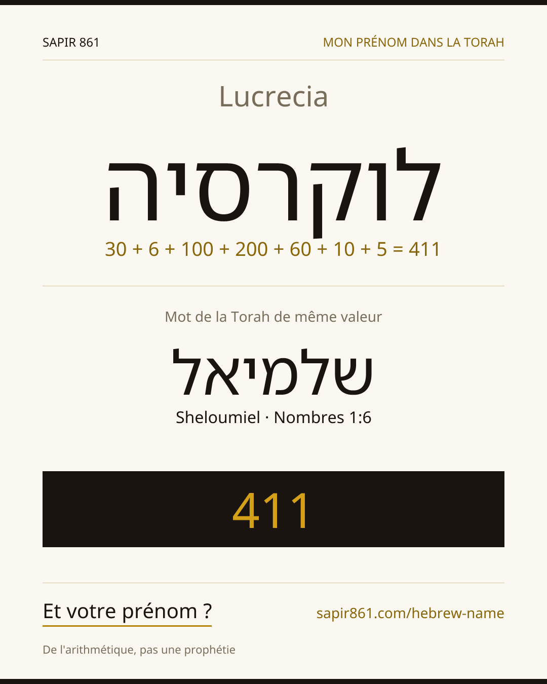 Lucrecia — לוקרסיה