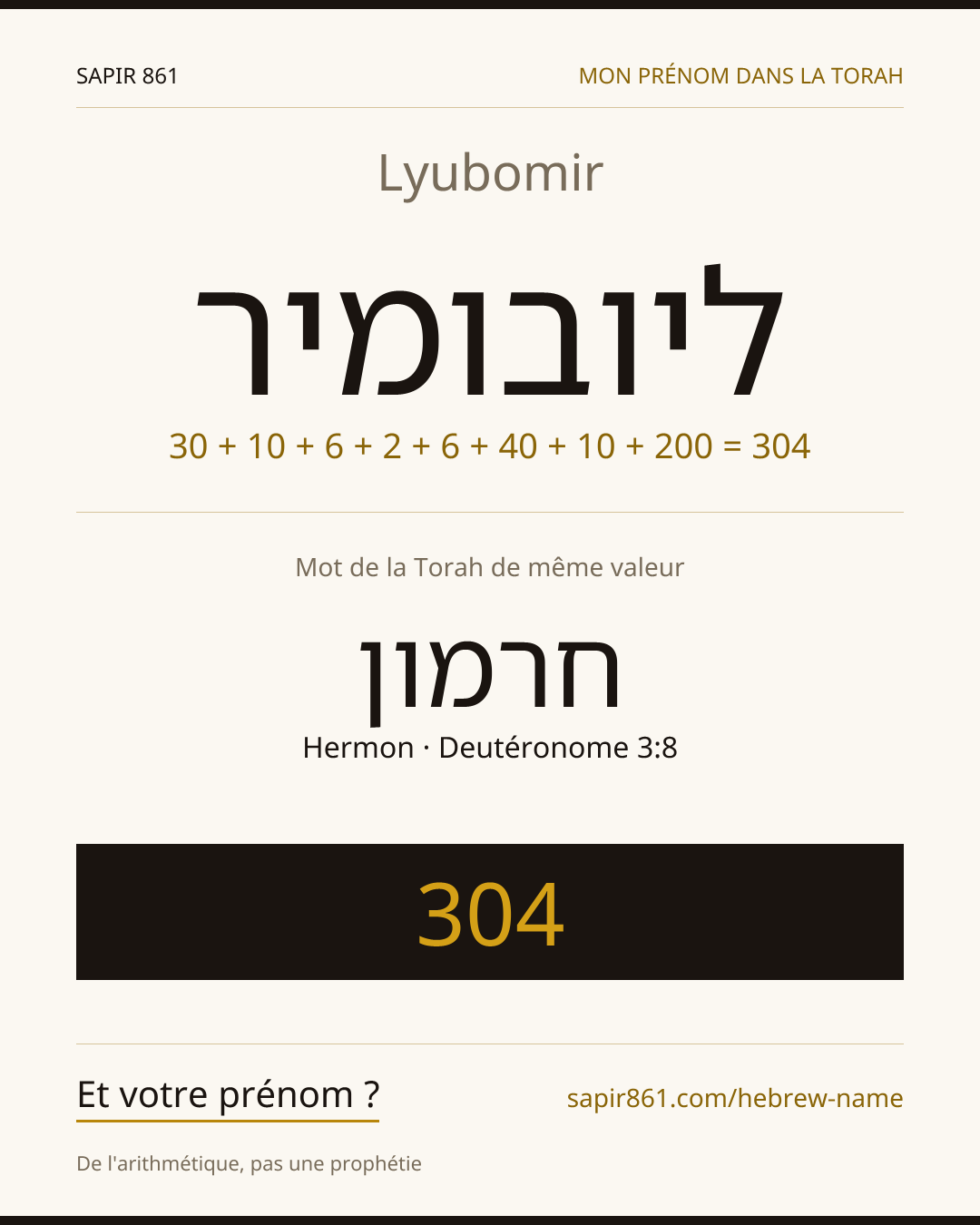Lyubomir — ליובומיר