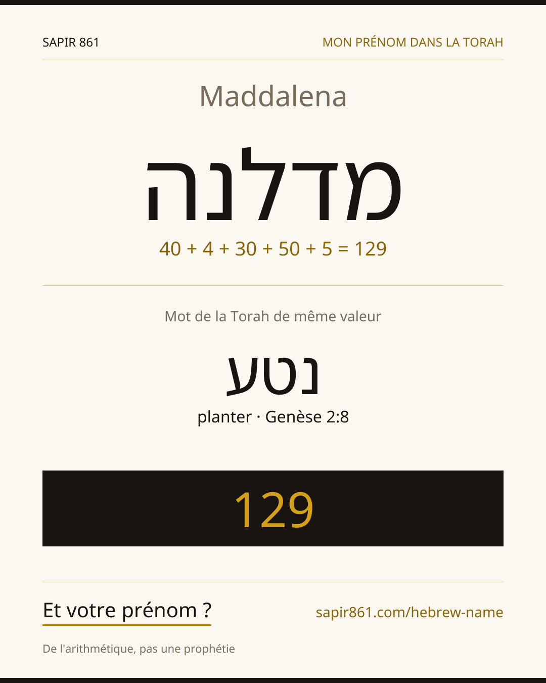 Maddalena — מדלנה