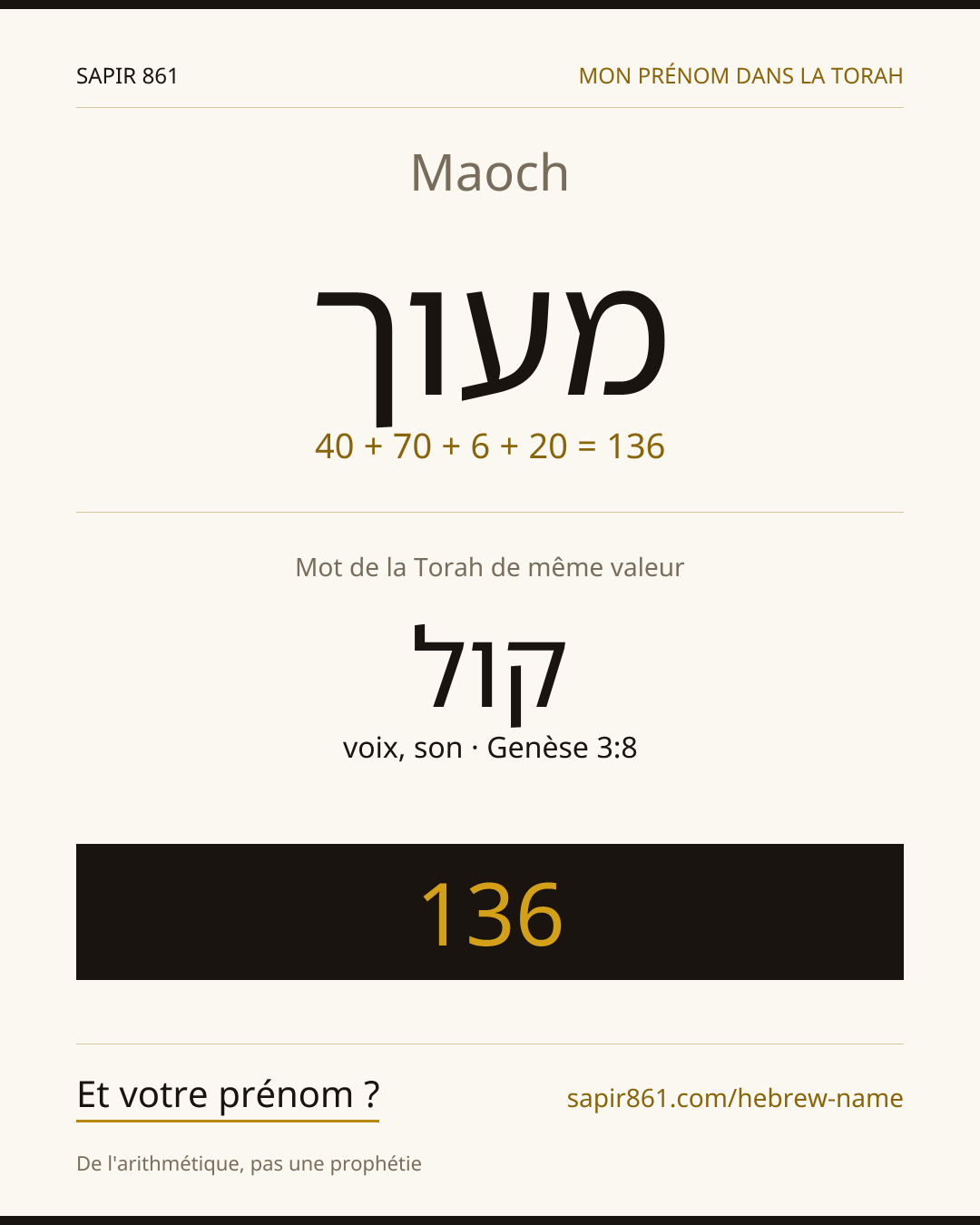 Maoch — מעוך