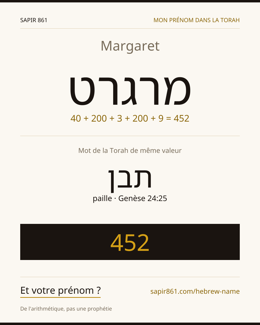 Margaret — מרגרט