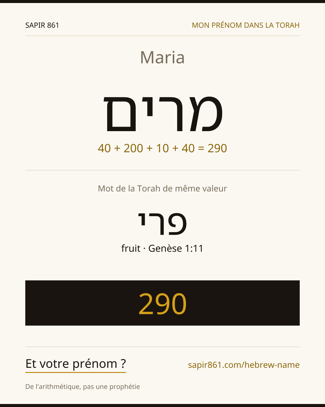 Maria — מרים