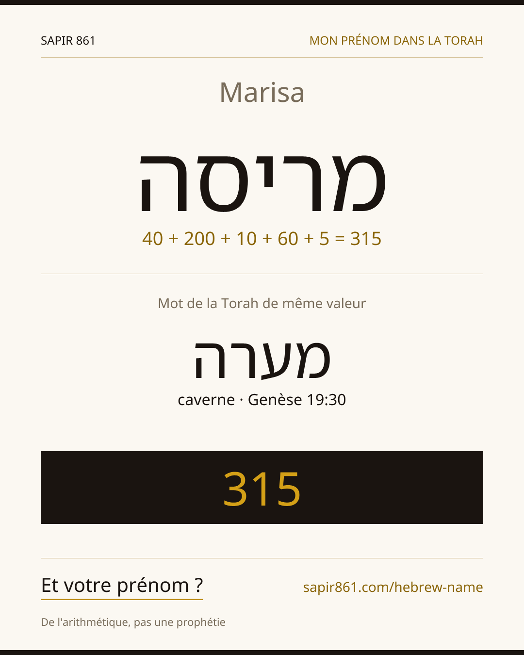 Marisa — מריסה