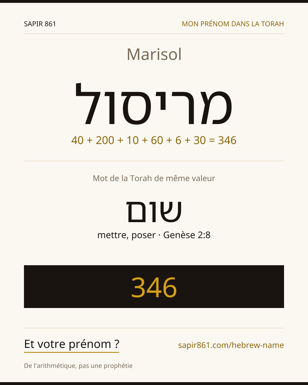 Marisol — מריסול