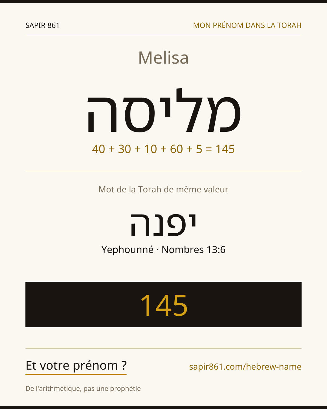 Melisa — מליסה