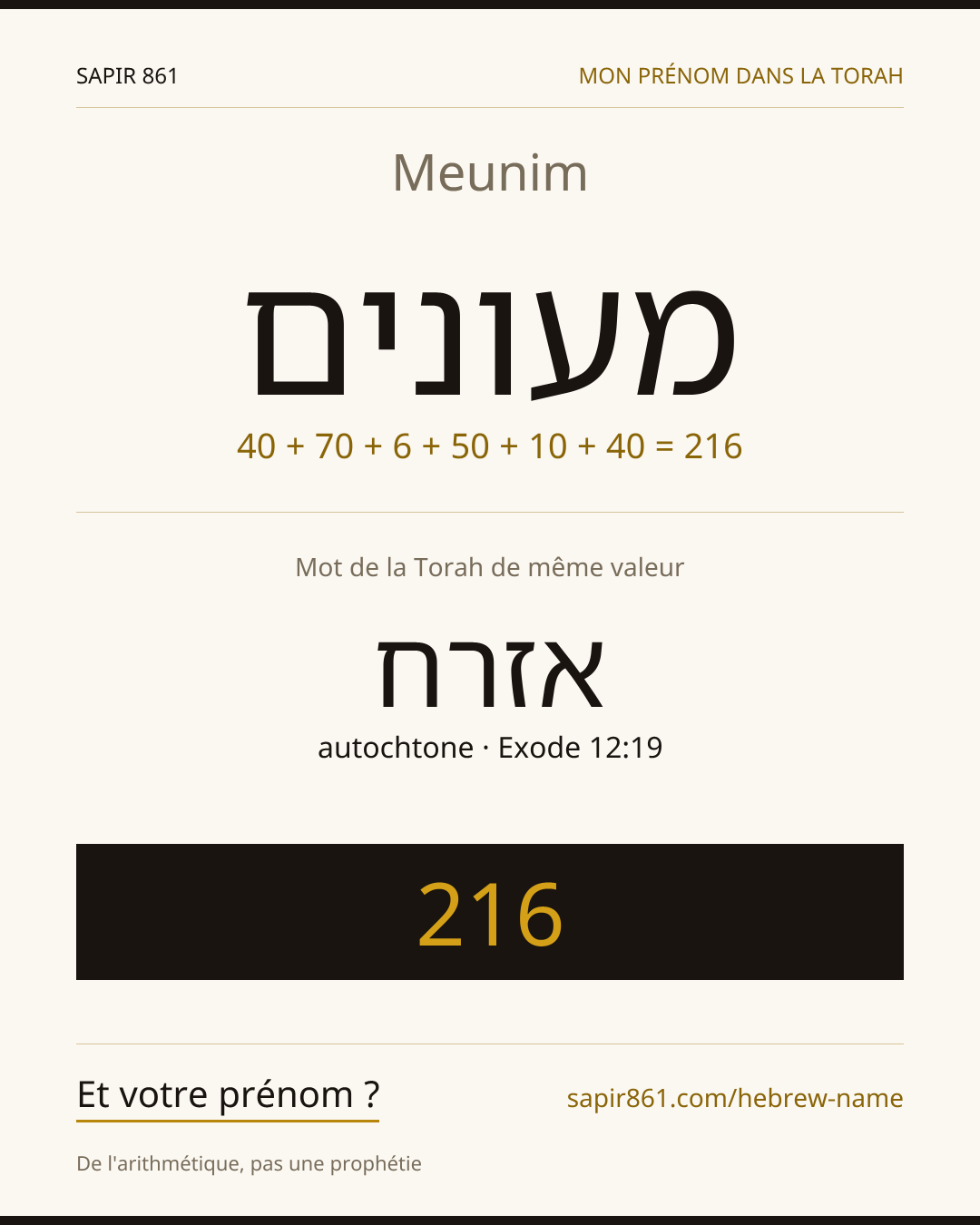 Meunim — מעונים