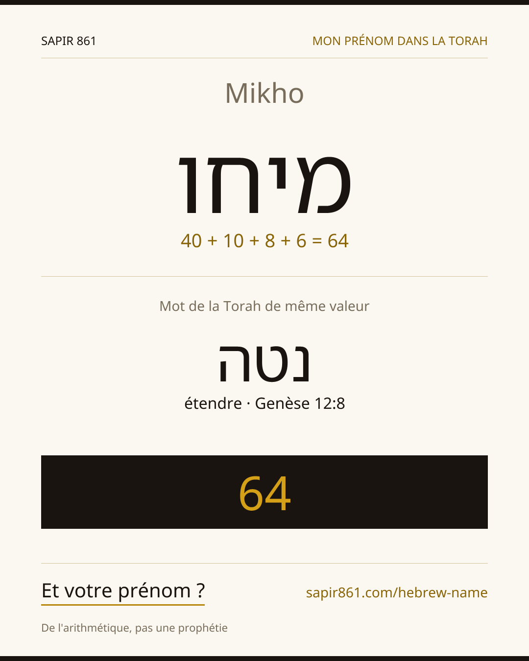 Mikho — מיחו
