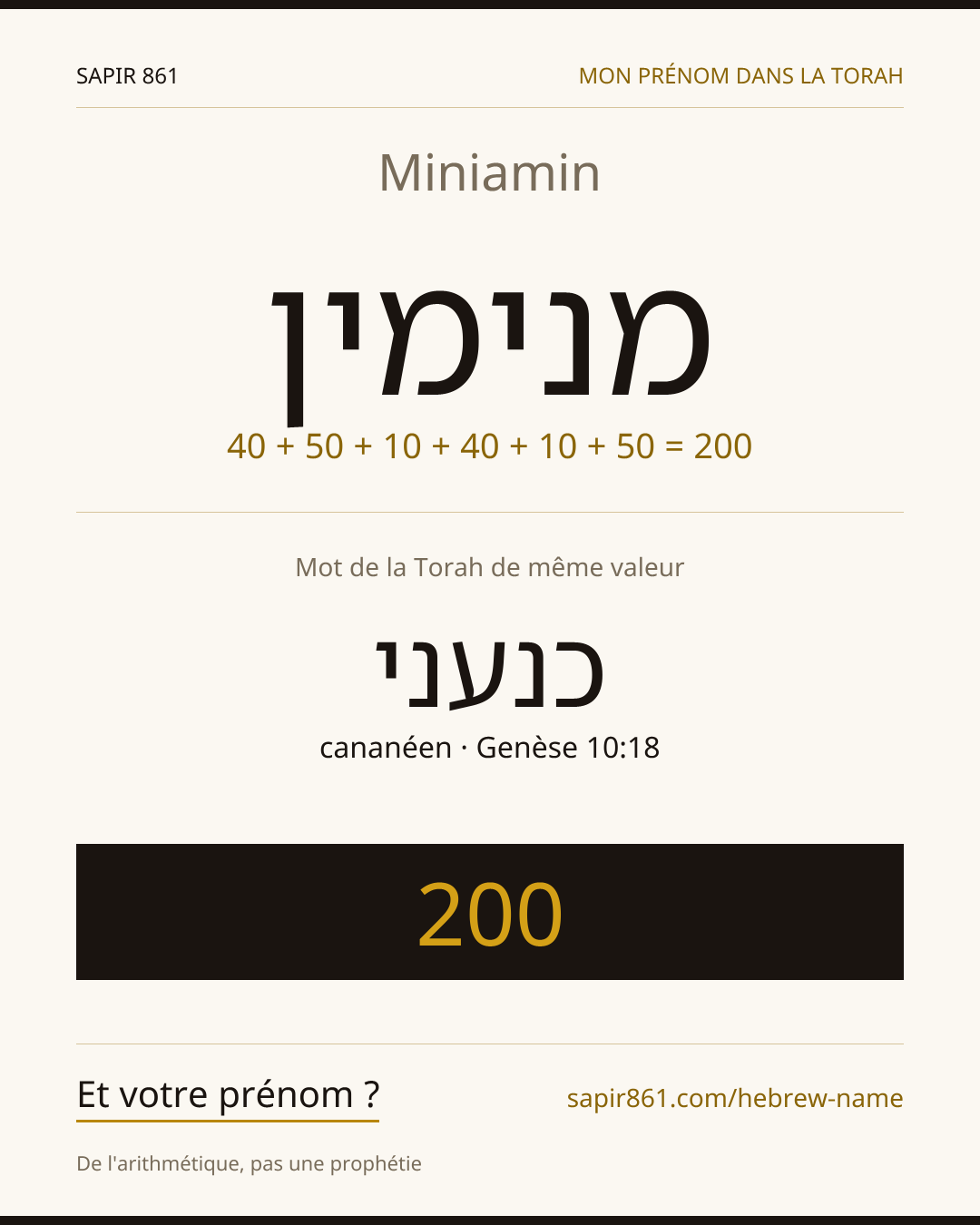 Miniamin — מנימין