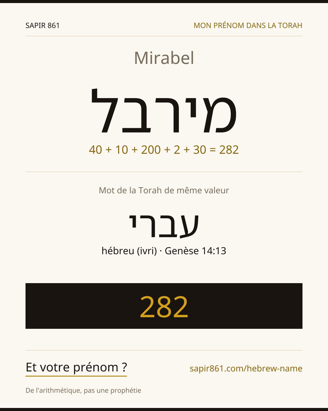 Mirabel — מירבל
