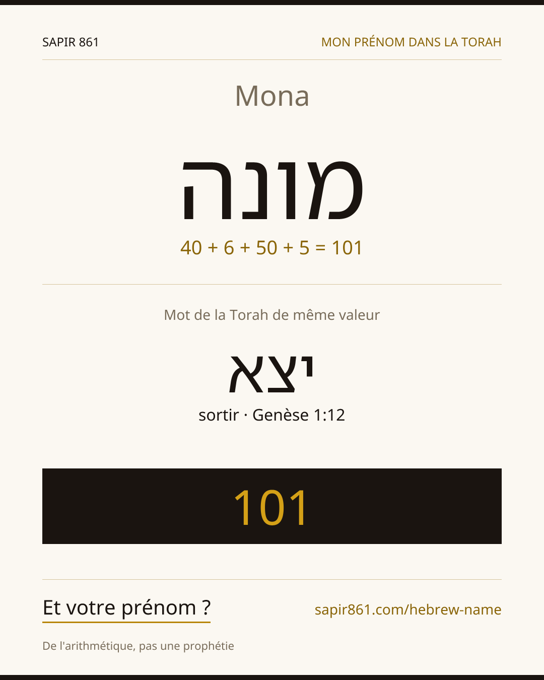 Mona — מונה