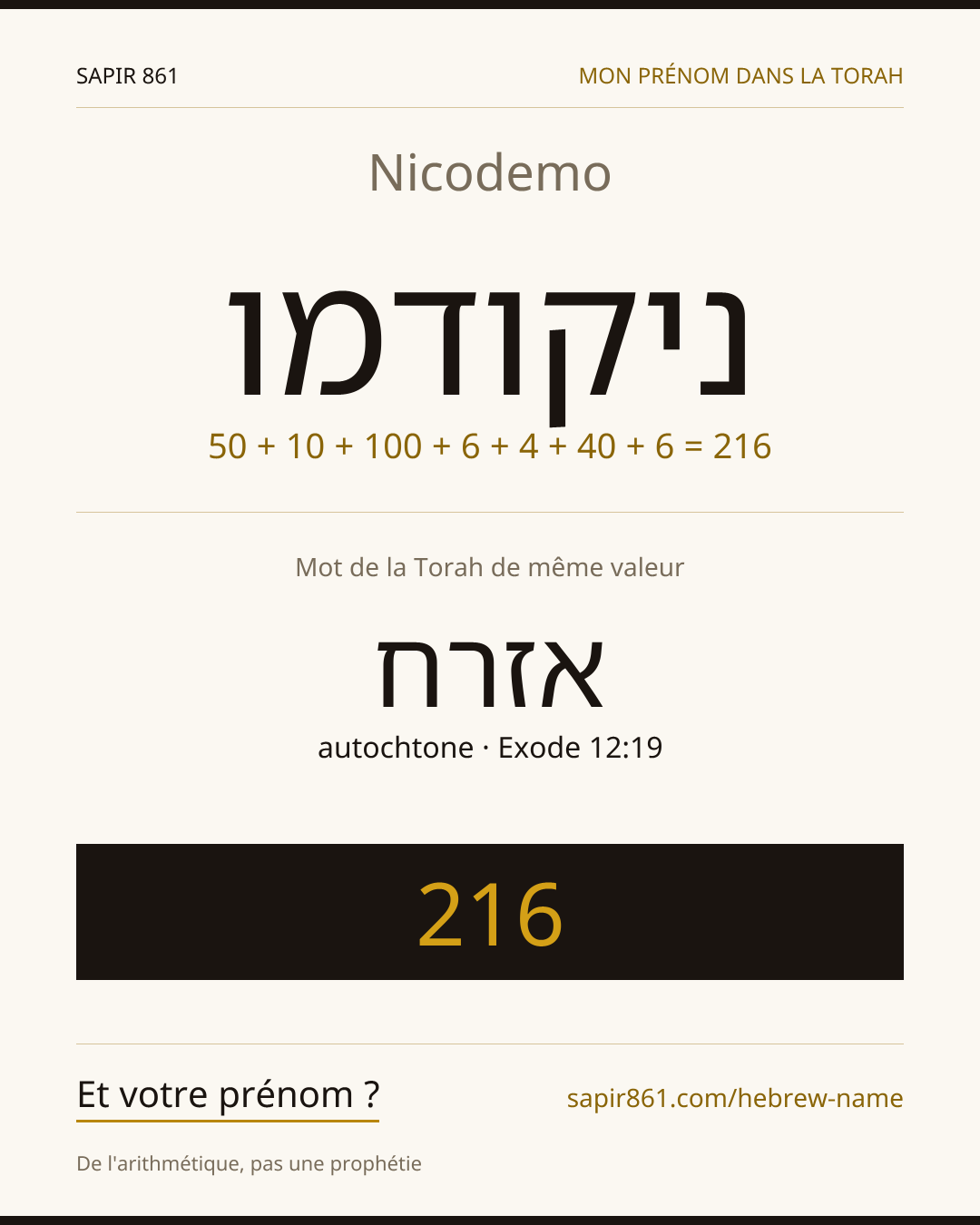 Nicodemo — ניקודמו