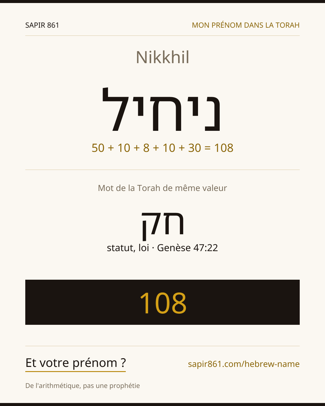 Nikkhil — ניחיל