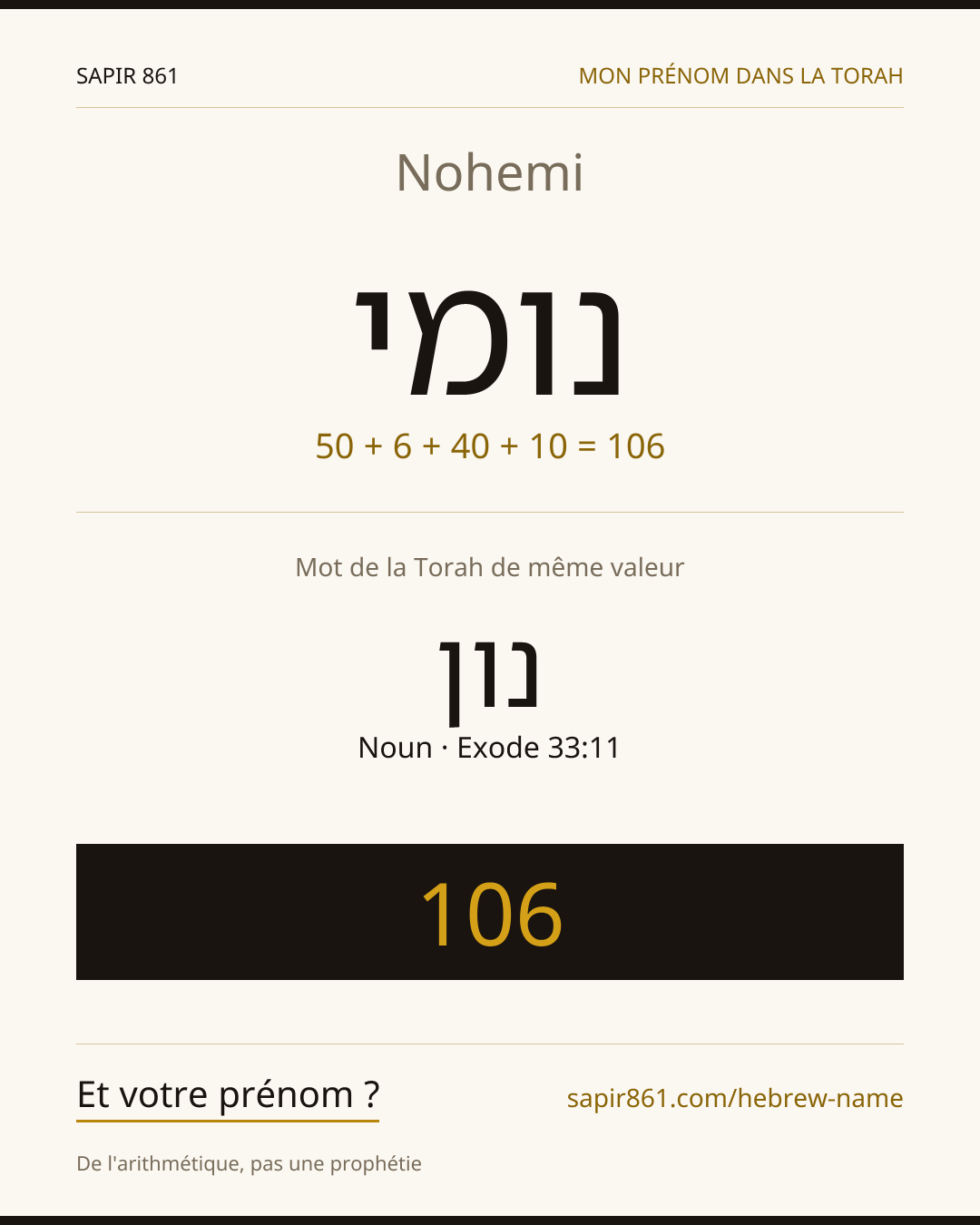 Nohemi — נומי