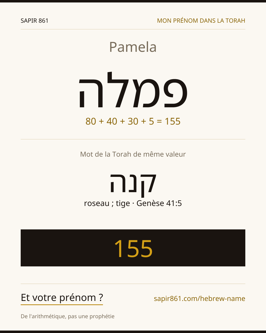 Pamela — פמלה