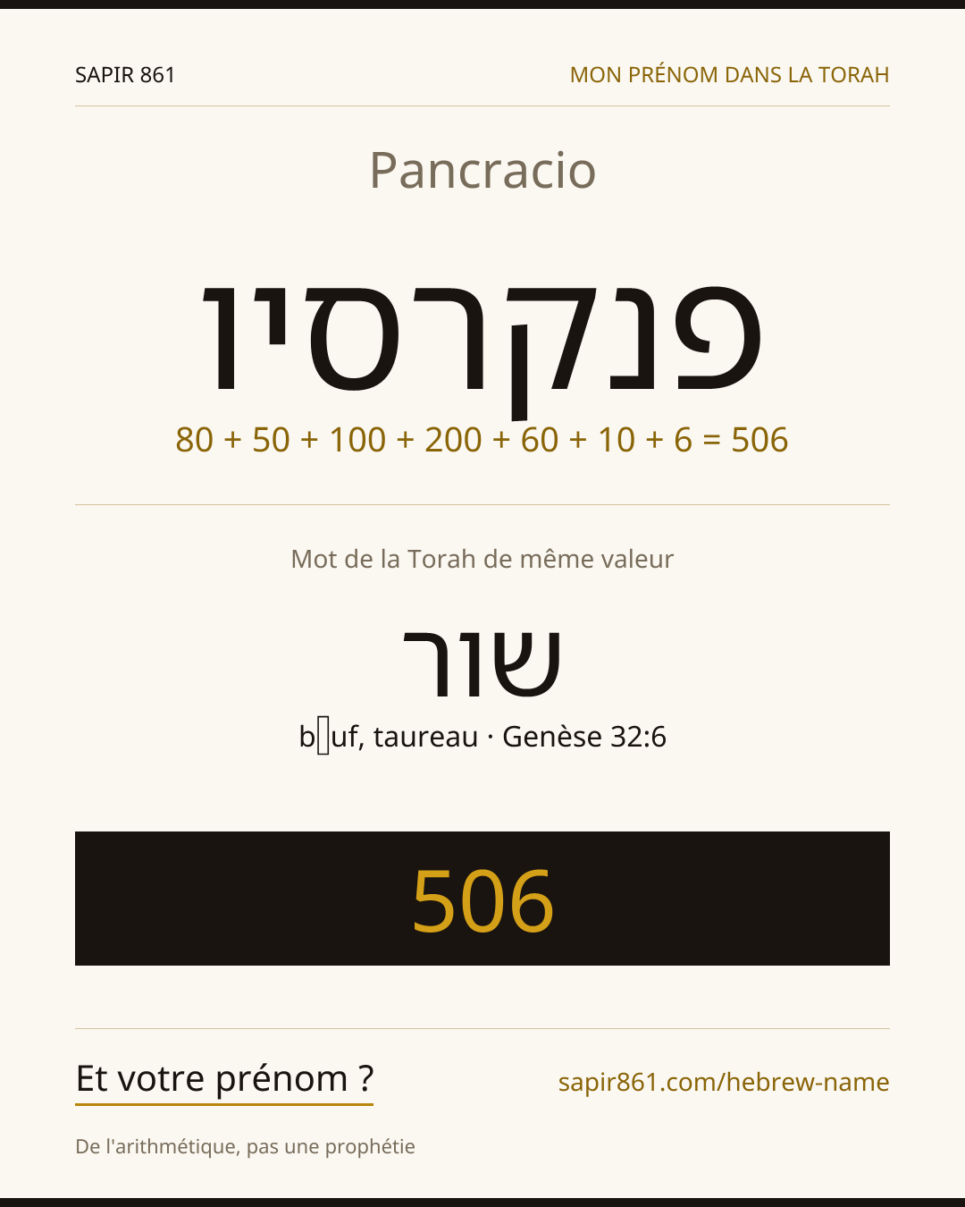 Pancracio — פנקרסיו