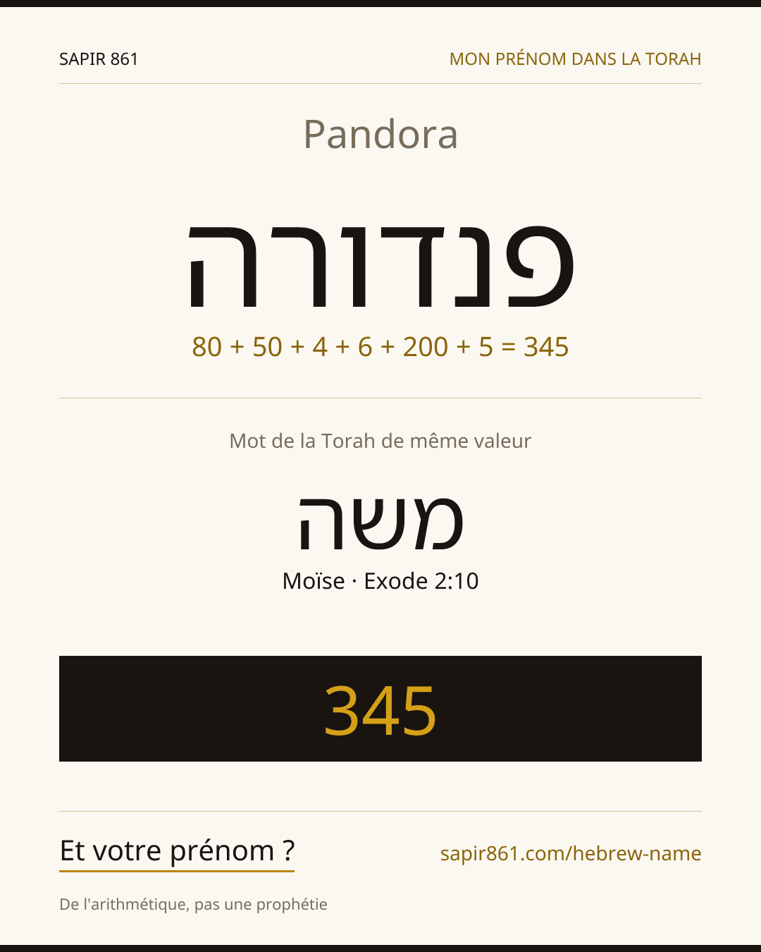 Pandora — פנדורה