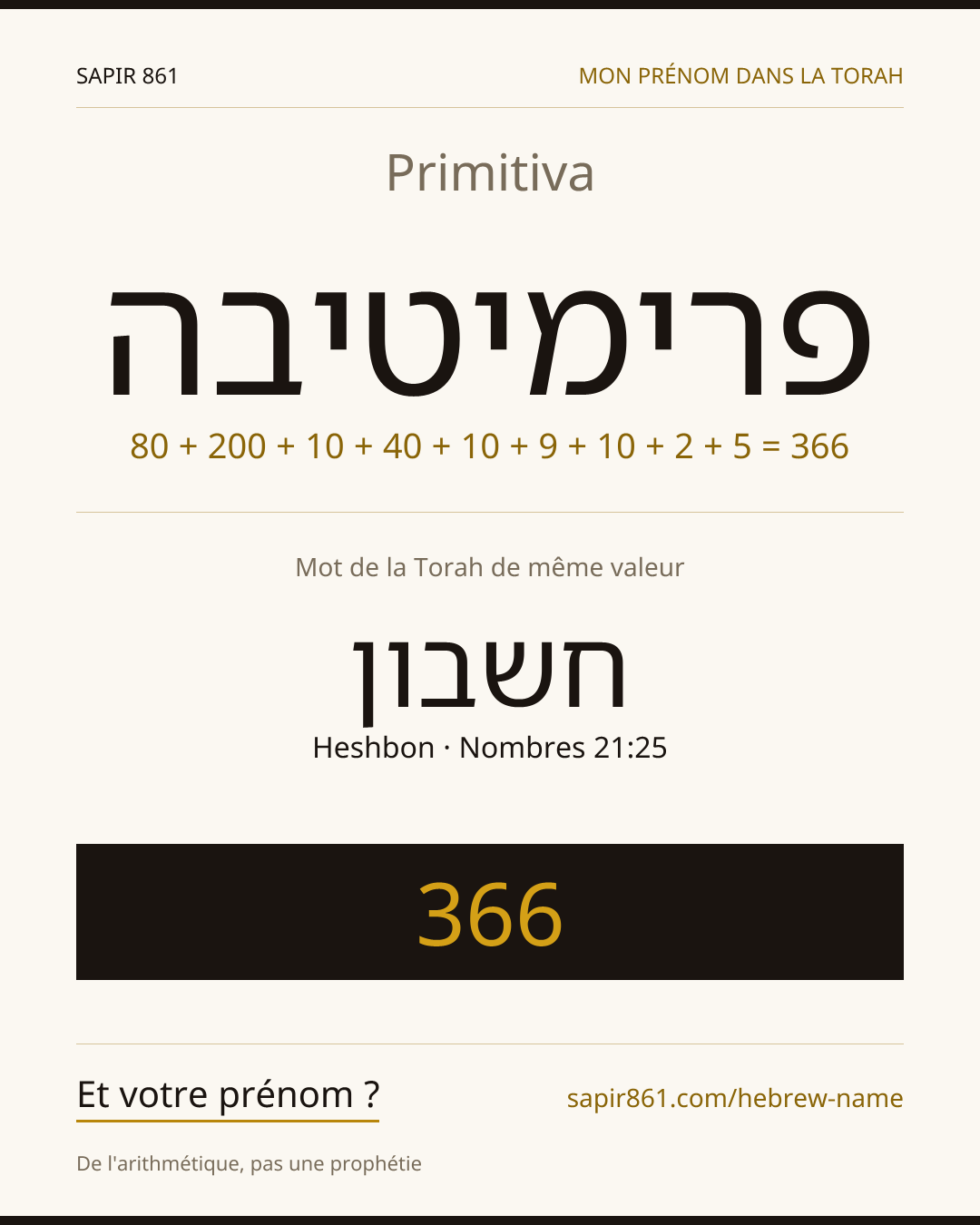 Primitiva — פרימיטיבה
