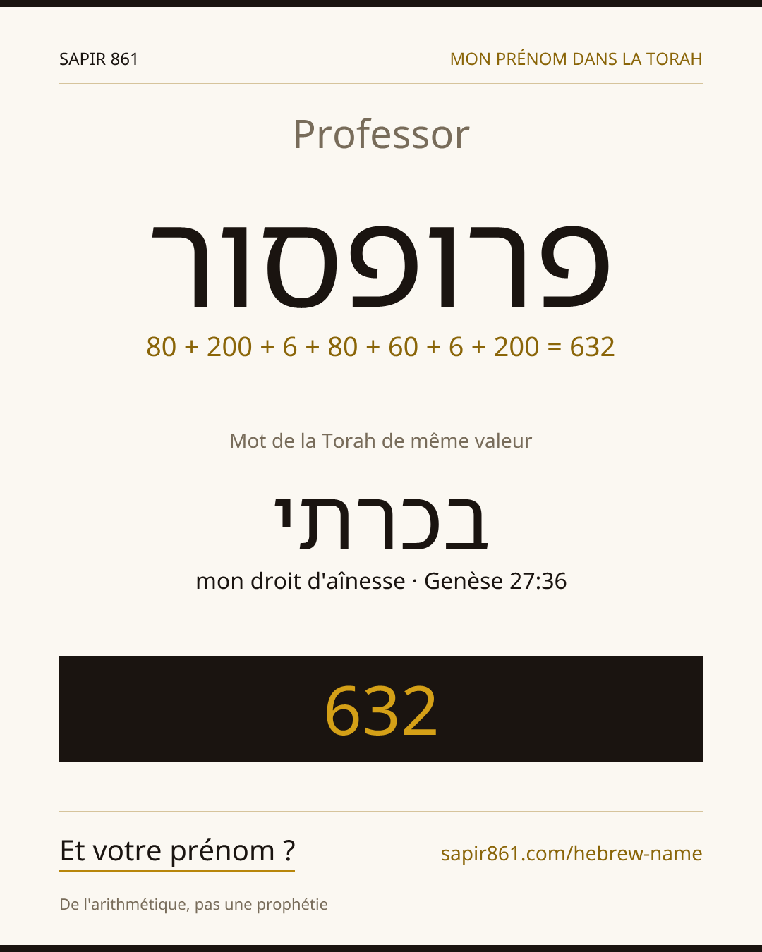 Professor — פרופסור