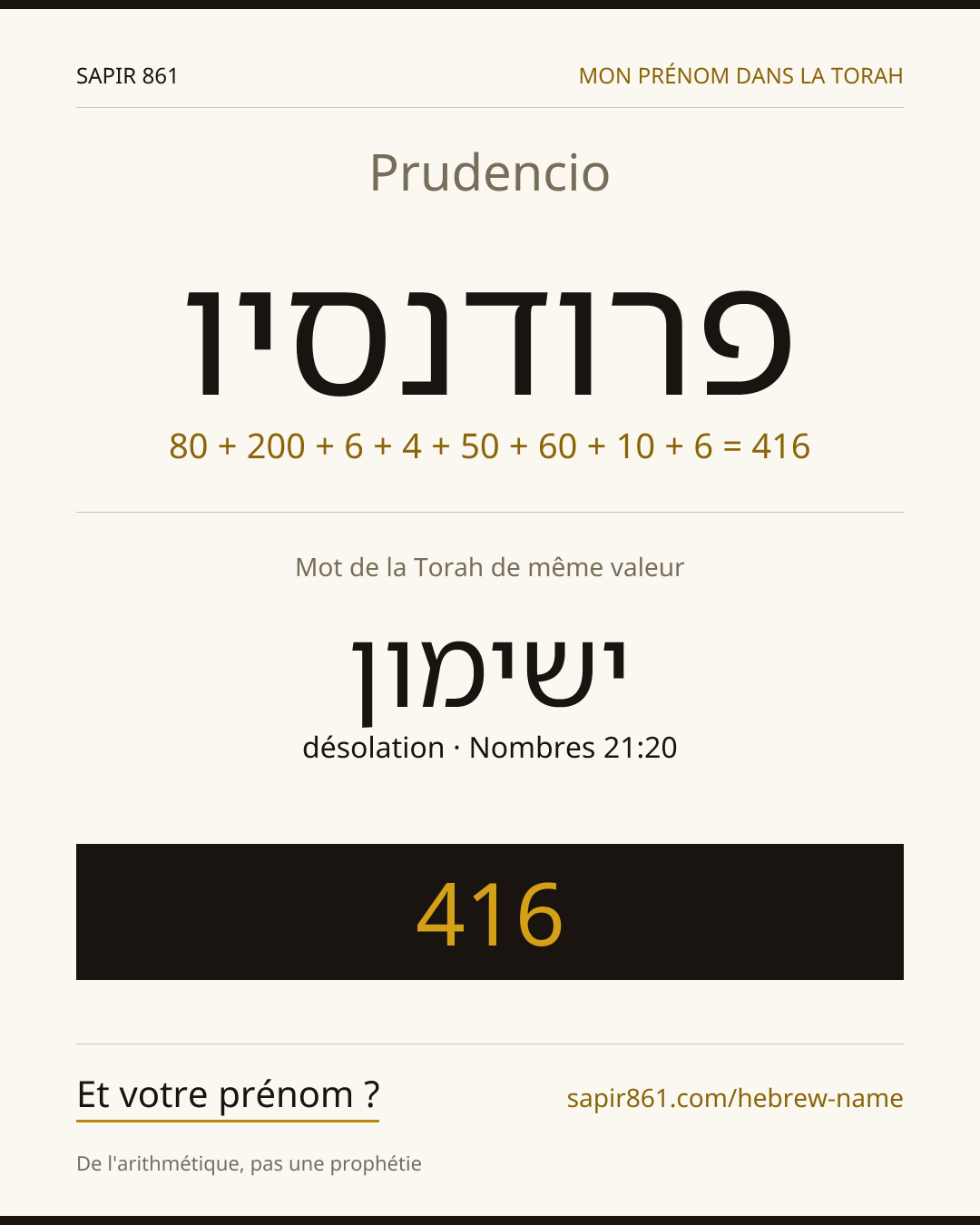 Prudencio — פרודנסיו