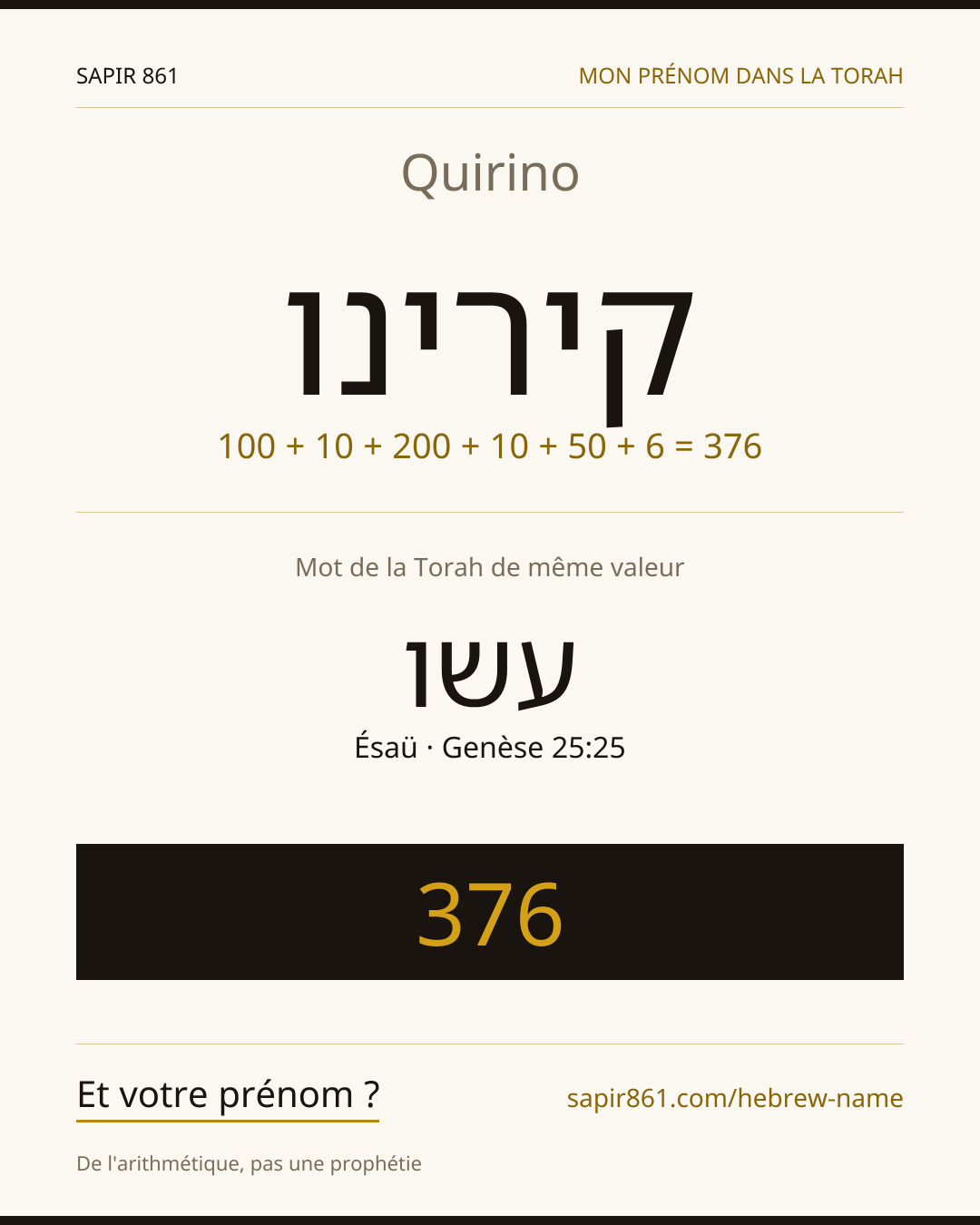Quirino — קירינו