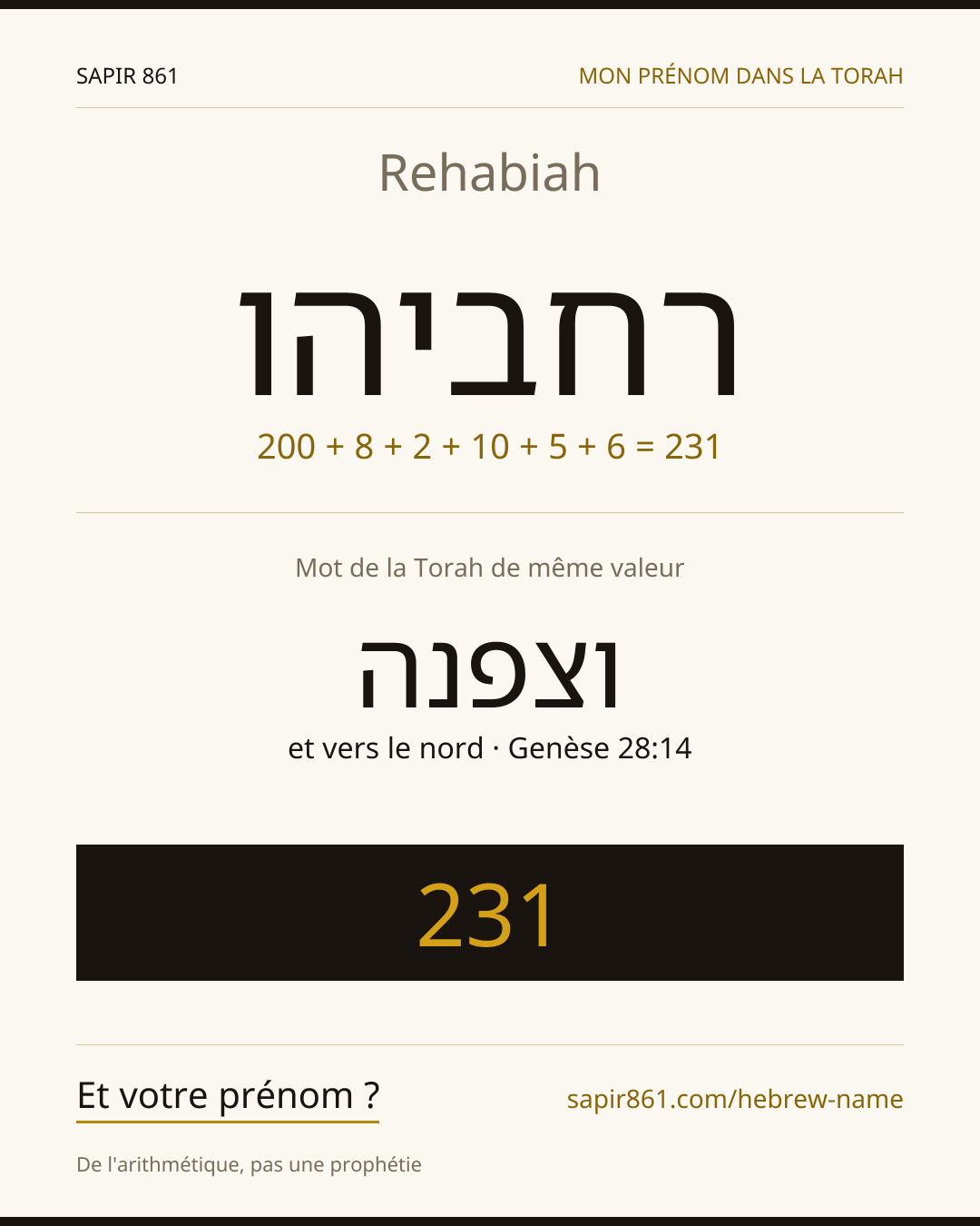 Rehabiah — רחביהו