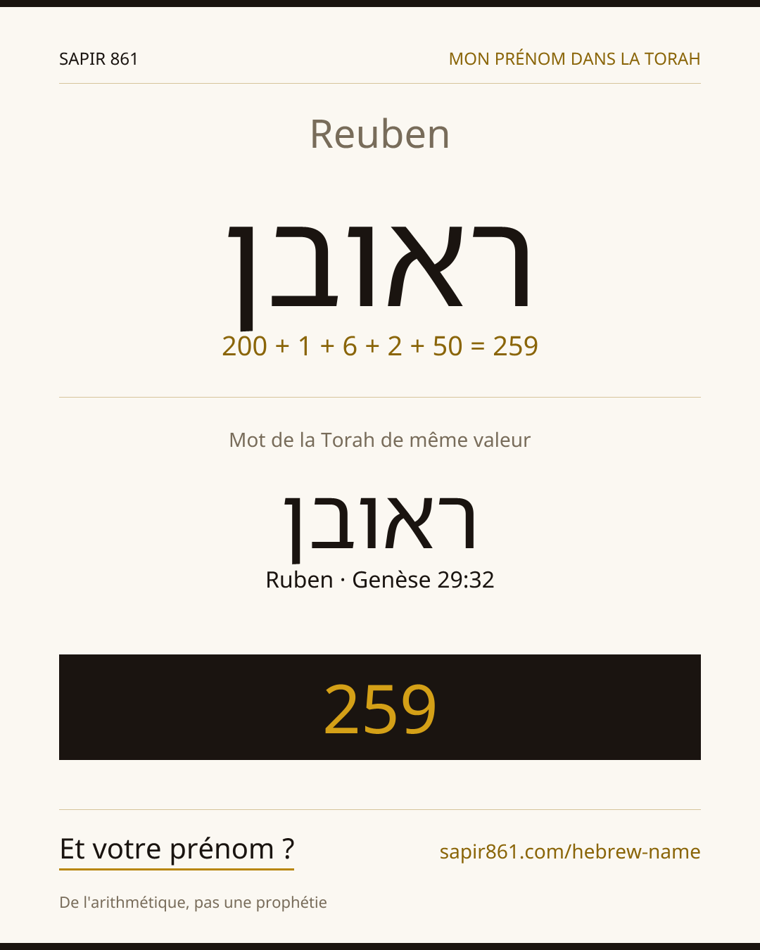 Reuben — ראובן