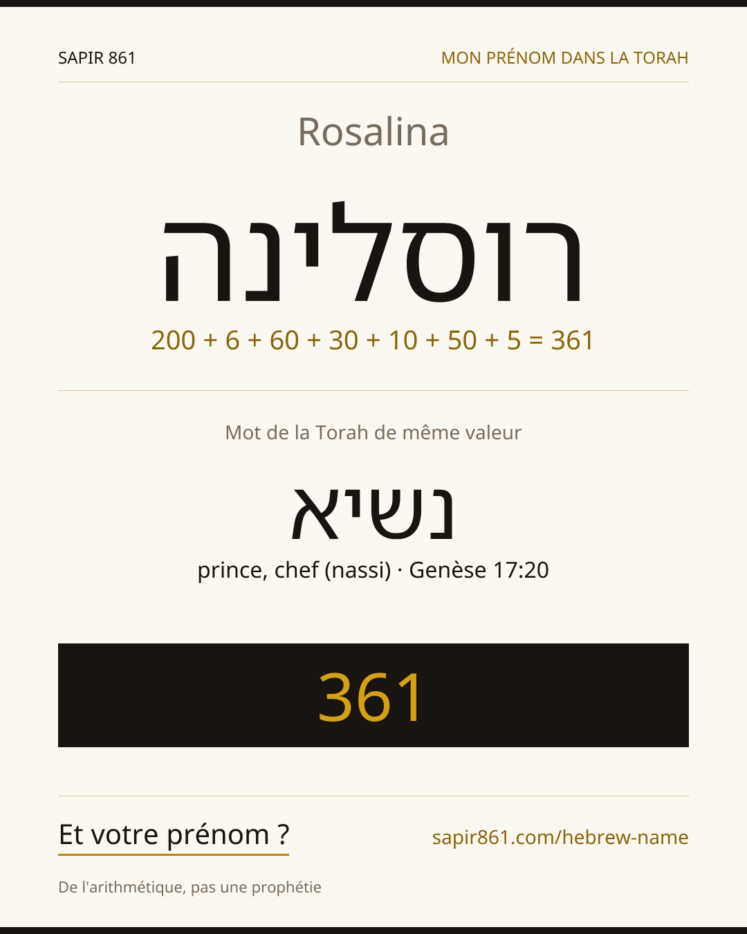 Rosalina — רוסלינה