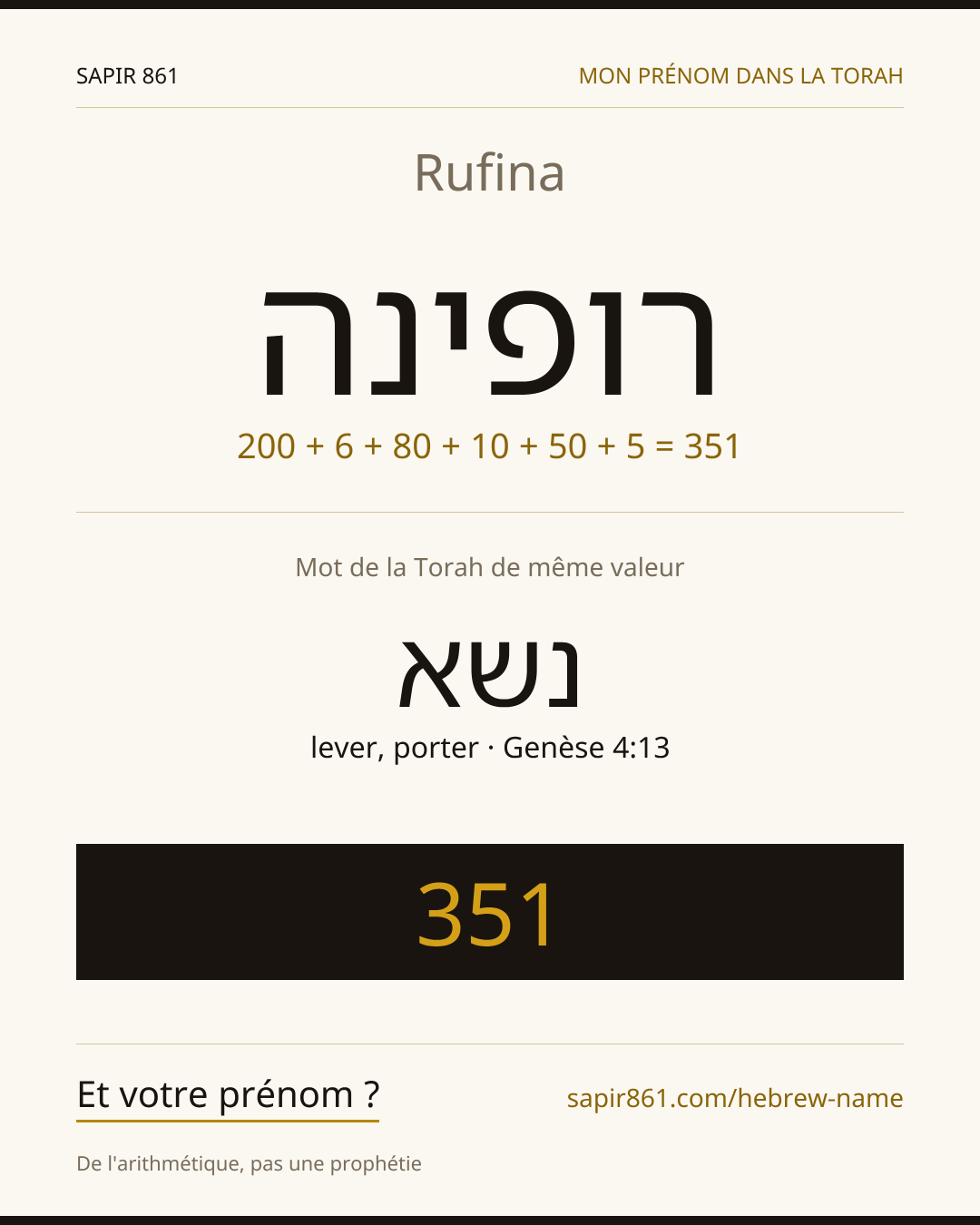 Rufina — רופינה