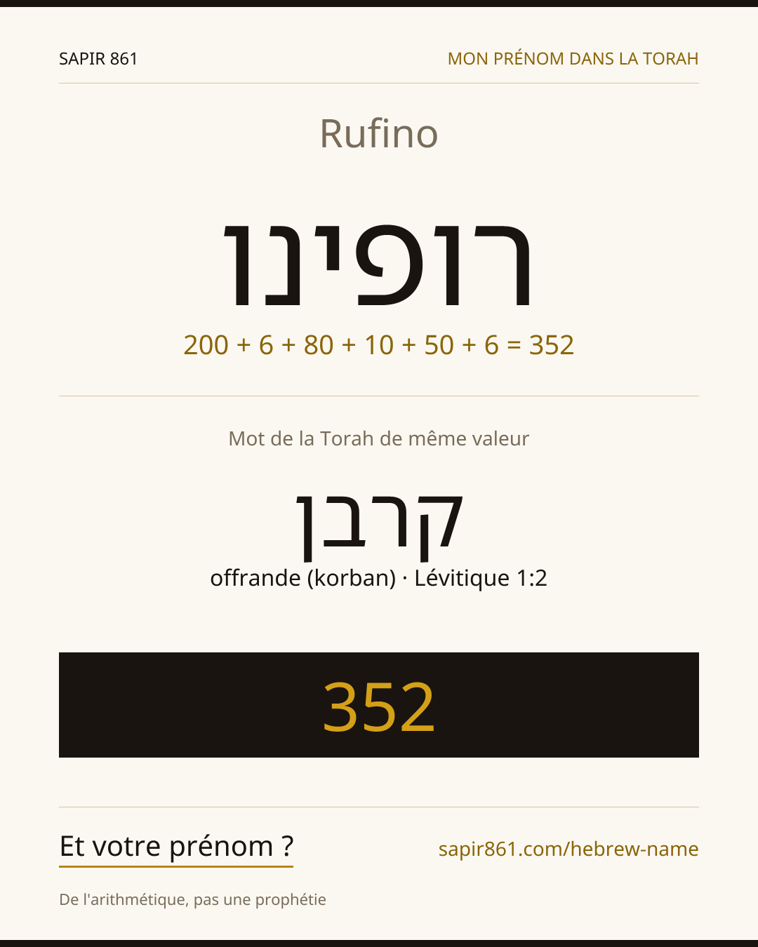 Rufino — רופינו