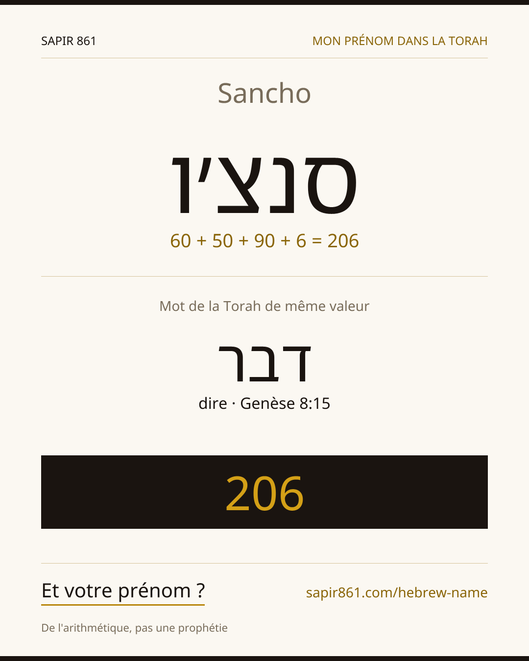 Sancho — סנצ׳ו