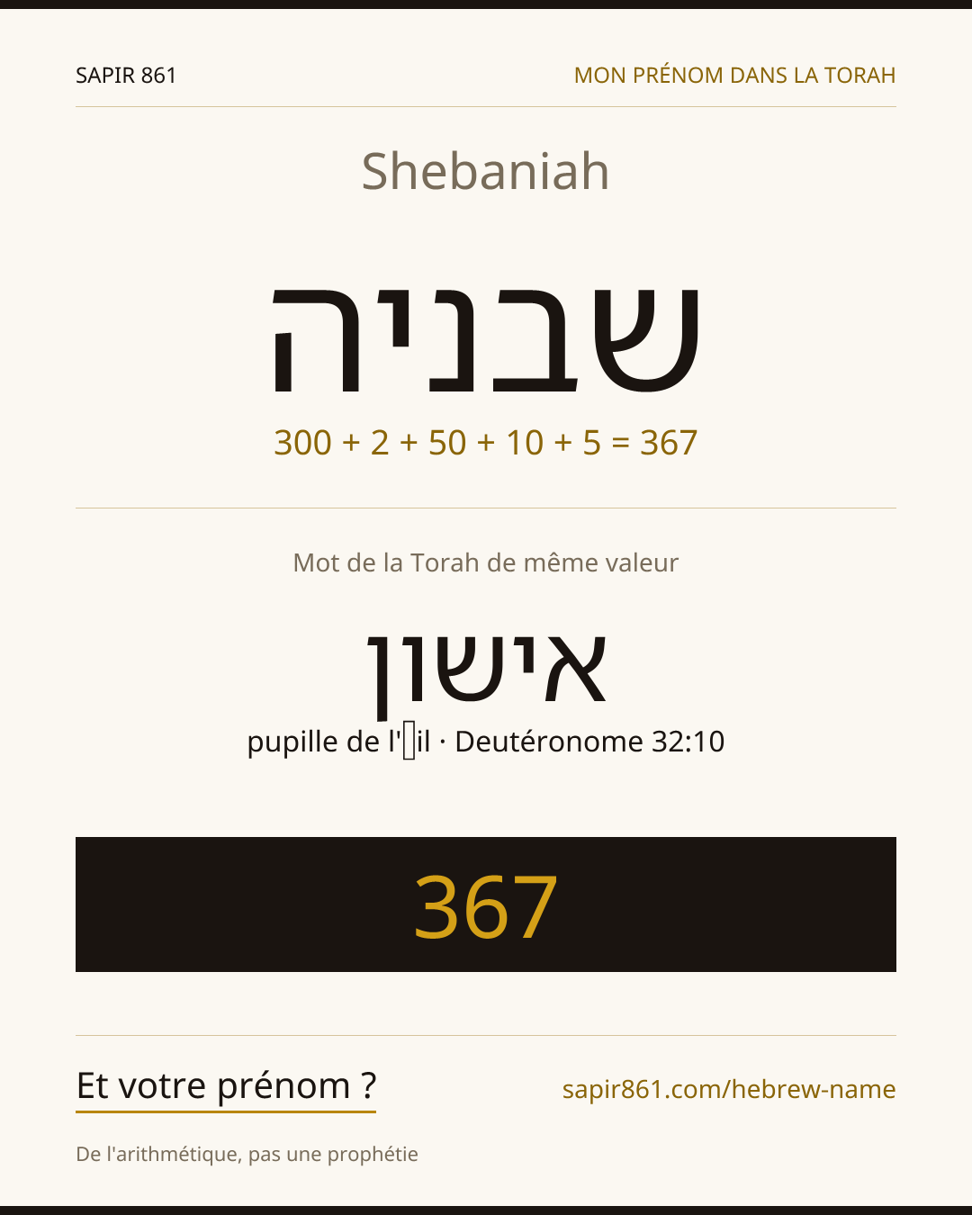 Shebaniah — שבניה