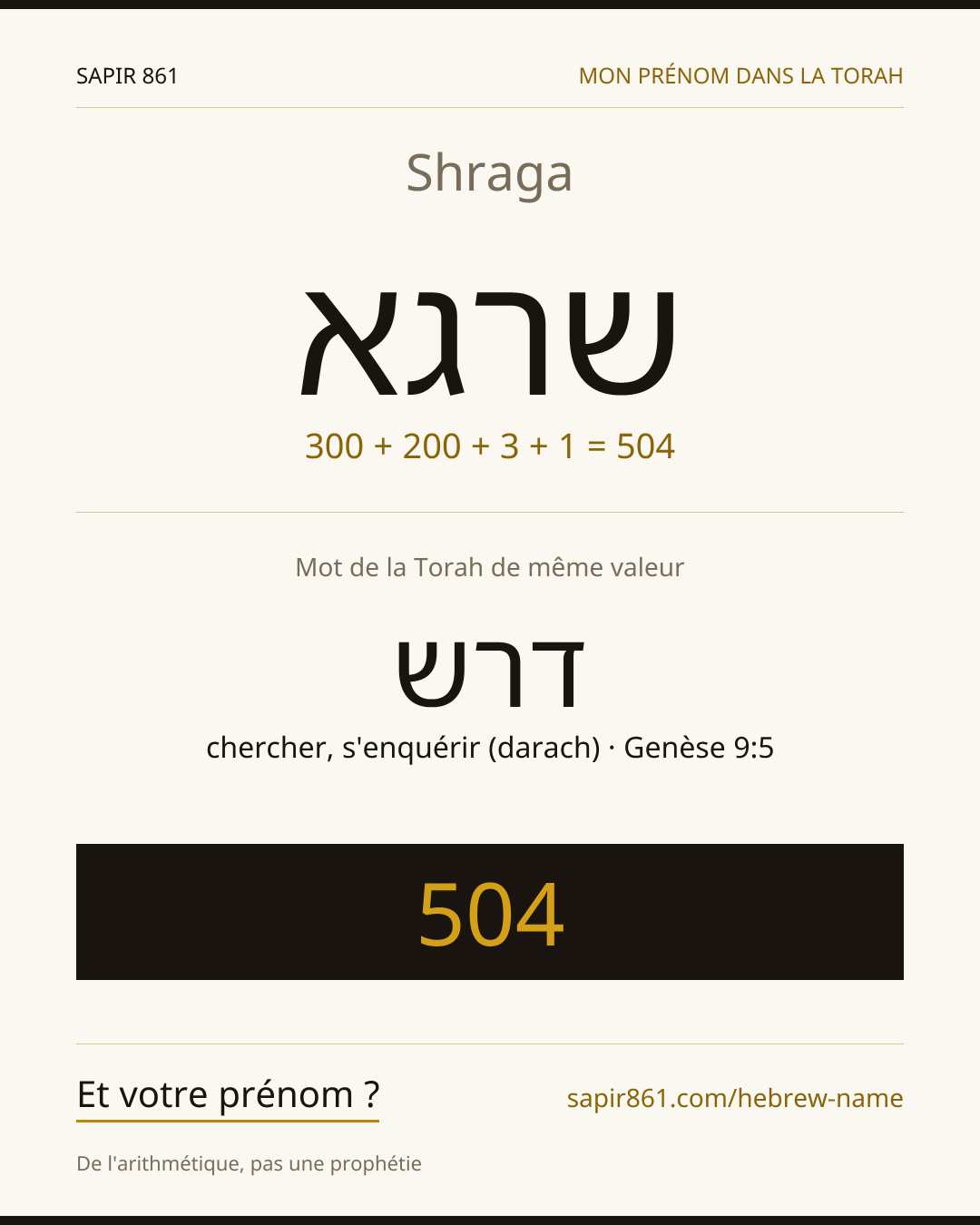 Shraga — שרגא