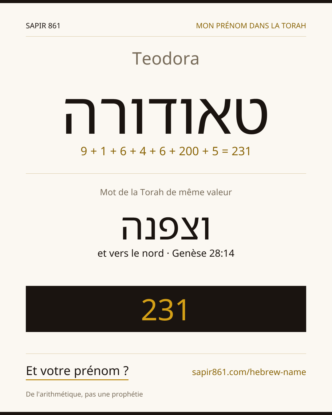 Teodora — טאודורה