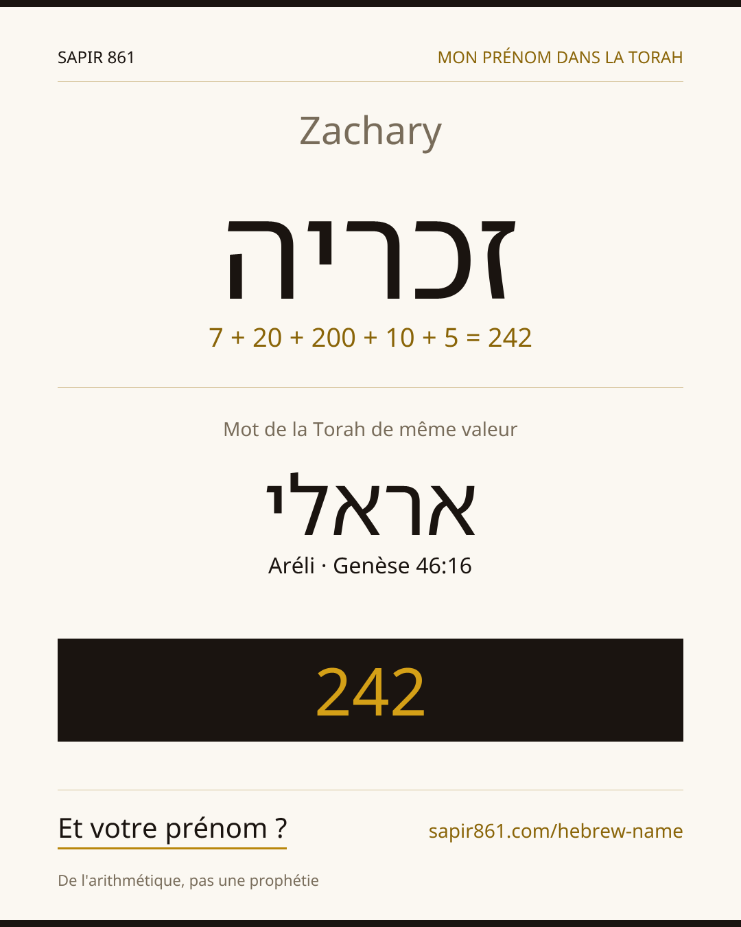 Zachary — זכריה