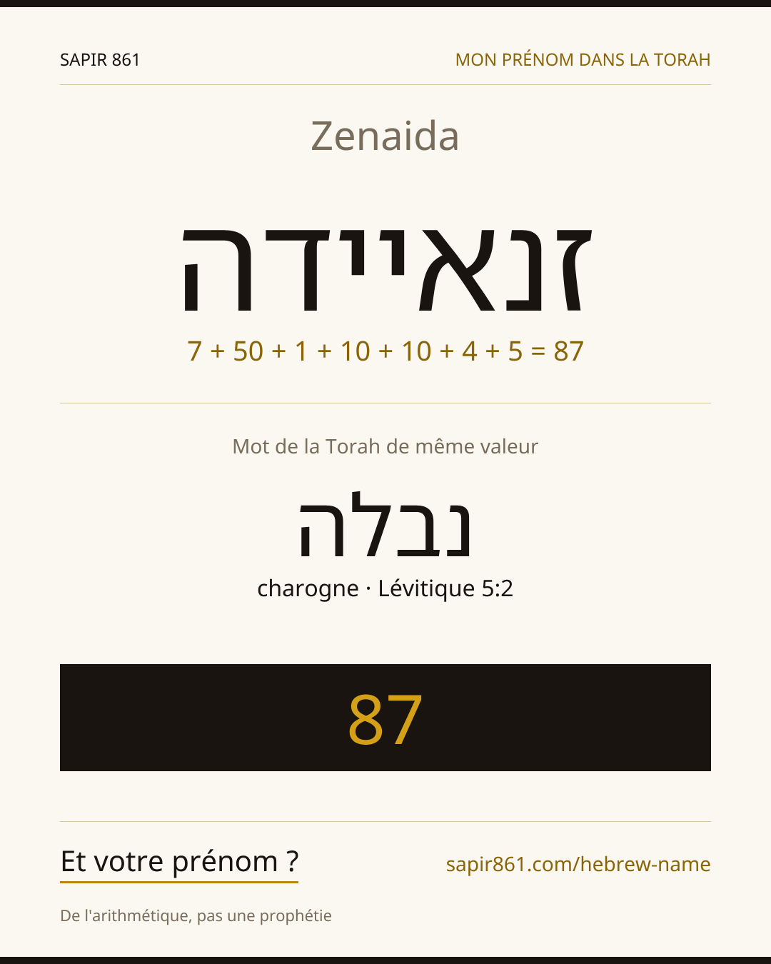 Zenaida — זנאיידה