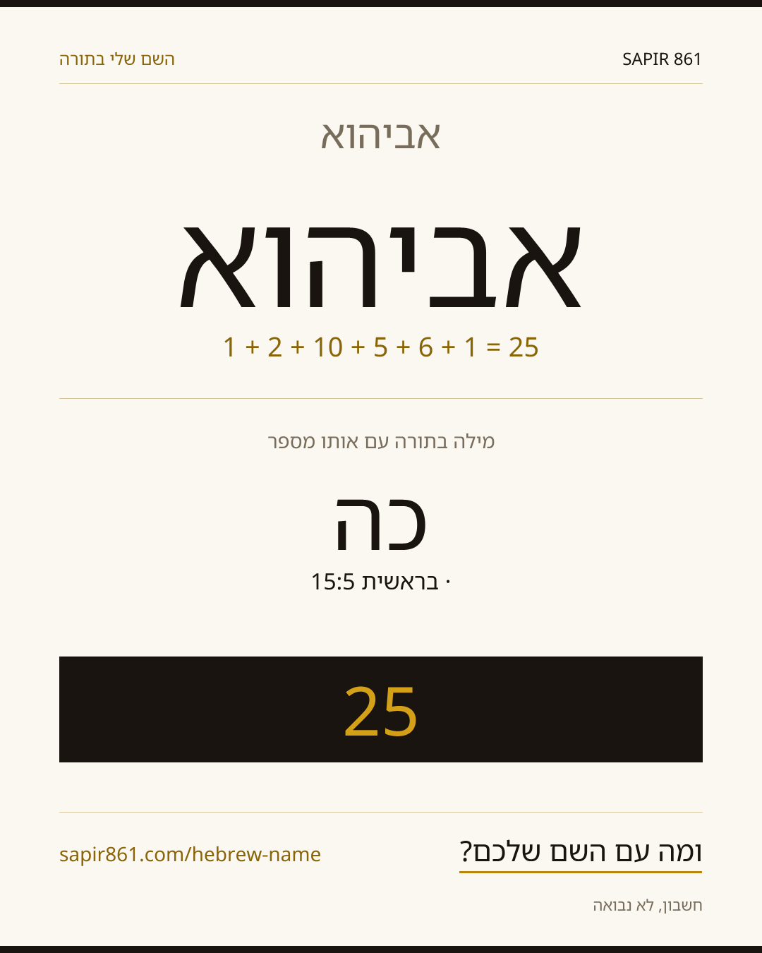 אביהוא — אביהוא
