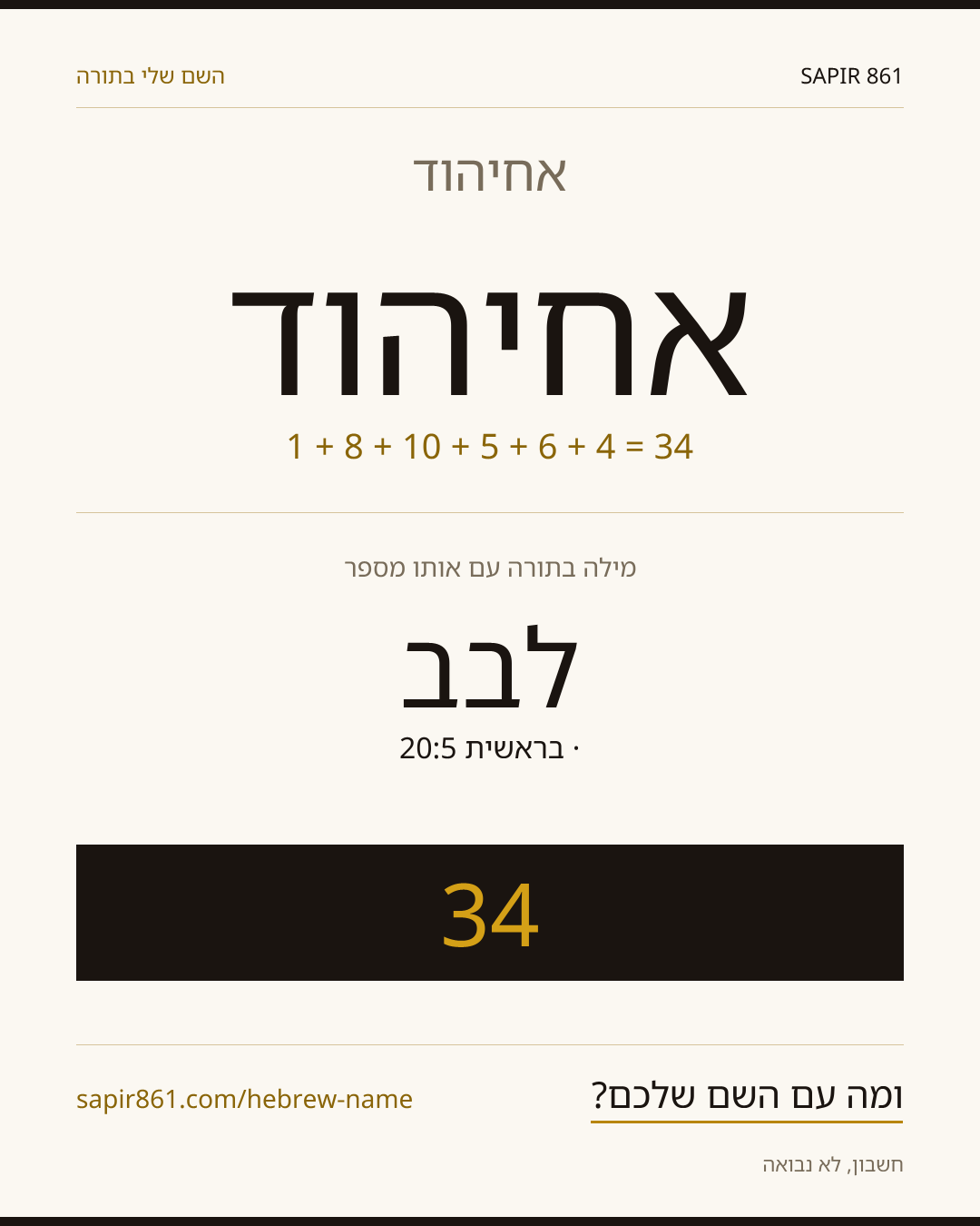 אחיהוד — אחיהוד