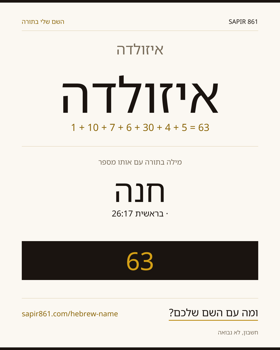 איזולדה — איזולדה