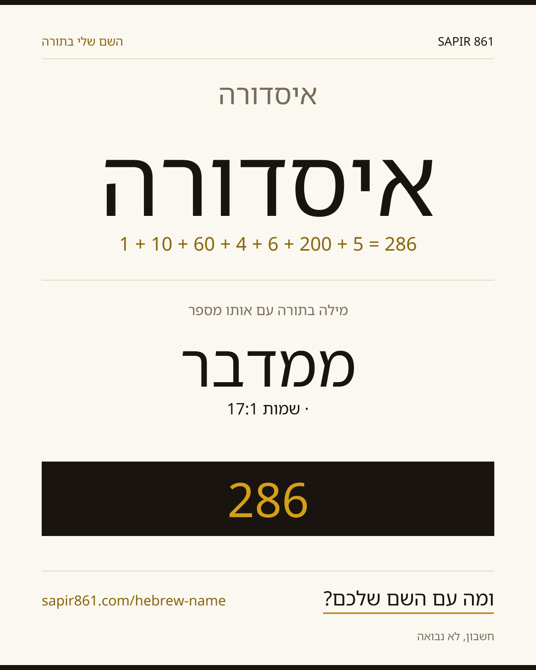 איסדורה — איסדורה
