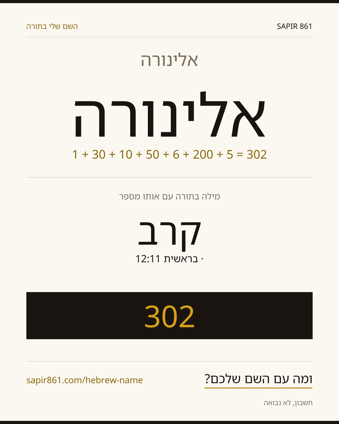 אלינורה — אלינורה