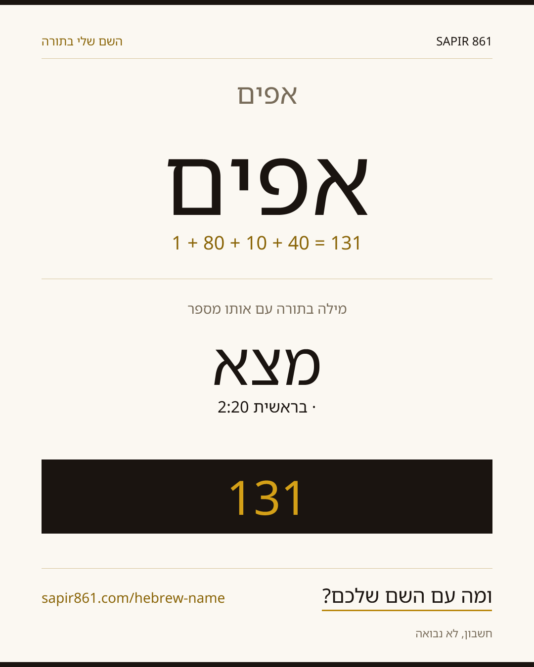 אפים — אפים