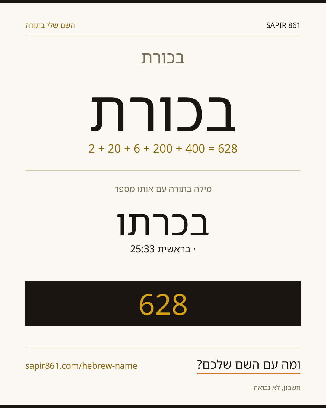 בכורת — בכורת